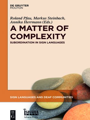 cover image of A Matter of Complexity
